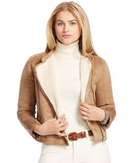 Lauren Ralph Lauren Plus Size Faux Suede Full Zip Jacket   Jackets
