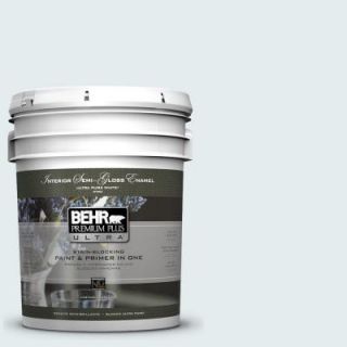 BEHR Premium Plus Ultra 5 gal. #W D 510 Waterfall Mist Semi Gloss Enamel Interior Paint 375005
