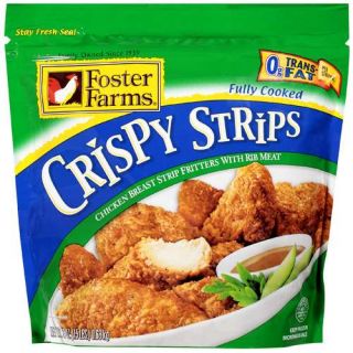 Foster Farms: Fritters With Rib Meat Crispy Strips Chicken Breast Strips, 24 oz