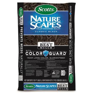 Scotts Nature Scapes Color Enhanced 2 cu ft Black Hardwood Mulch