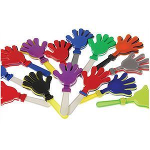 US Toy Group Hand Clappers/Black Yellow (8 Sets of 12)   KD18 74