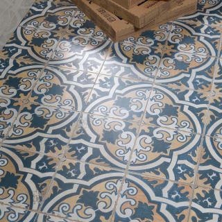 SomerTile 17.75x17.75 inch Royals Canarsie Ceramic Floor and Wall Tile