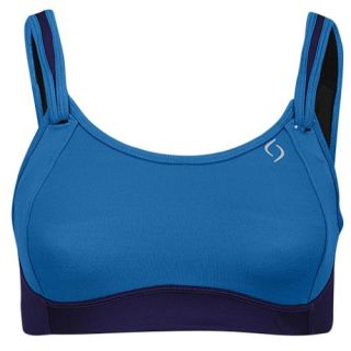 Moving Comfort by Brooks Fiona Sport Bra   Womens   Basketball   Clothing   Navy/Azure Lace