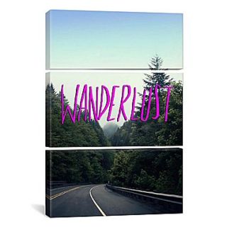 iCanvas Wanderlust Forest by Leah Flores 3 Piece on Wrapped Canvas Set; 90 H x 60 W x 1.5 D