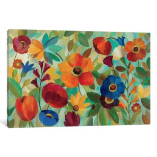 Summer Floral V by Silvia Vassileva Painting Print on Wrapped Canvas