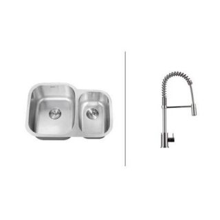 Ruvati 32'' x 19'' Kitchen Sink with Faucet