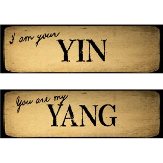 Graffitee Studios Collocations I Am Your Yin/You Are My Yang 2 Piece