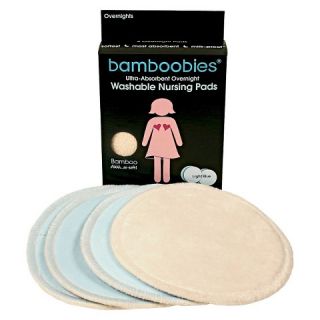 Bamboobies Ultra Absorbent Overnight Washable Nursing Bra Pads   2pk