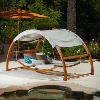 Christopher Knight Home Tonga Swing Bed with Canopy  