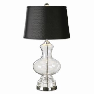 Paulinus Glass 34.25 H Table Lamp with Empire Shade by Uttermost