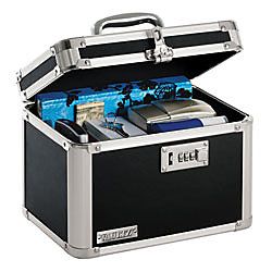 Vaultz Personal Storage Box 7 34 H x 10 W x 7 14 D Black