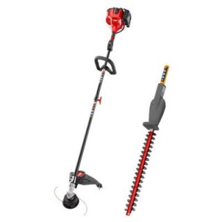 Toro 2 Cycle 25.4cc Attachment Capable Straight Shaft Gas String Trimmer with Hedge Trimmer Attachment 51978CHT