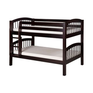 Low Bunk Bed with Arch Spindle Headboard by Camaflexi