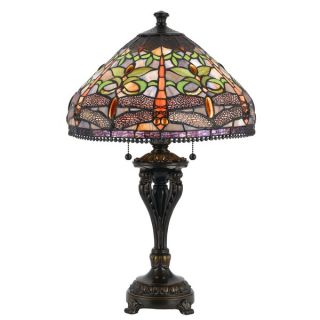 Cal Lighting Tiffany Antique Bronze Table Lamp   15774250  
