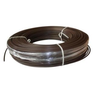 White Lightning 1320 ft. 12.5 Gauge Brown Safety Coated High Tensile Electric Fence Wire 380010