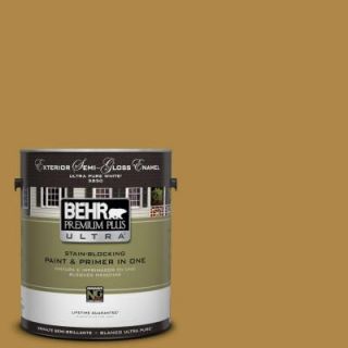 BEHR Premium Plus Ultra 1 gal. #M300 6 Indian Spice Semi Gloss Enamel Exterior Paint 585301