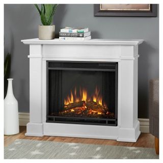 Real Flame Devin Electric Fireplace   White