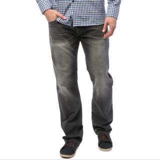 Levis 504 Mens Grey Regular Straight Fit Jeans   18373468