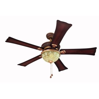 Harbor Breeze 52 in Fairfax Torino Gold Ceiling Fan with Light Kit