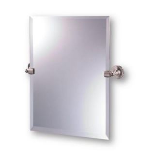Moderno Diviana 24 in. x 20 in. Rectangle Mirror in Brushed Nickel DISCONTINUED AL DIVMR2 21