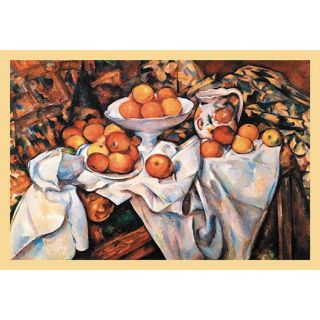 Pommes et Oranges by Paul Cezanne Painting Print by Buyenlarge