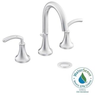 MOEN Icon 8 in. Widespread 2 Handle High Arc Bathroom Faucet Trim Kit in Chrome (Valve Sold Separately) TS6520
