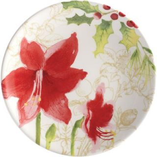 Poinsettia Dessert Plate by CosmosGifts