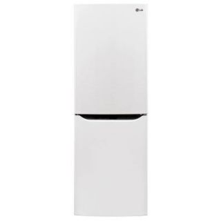 LG Electronics 10 cu. ft. Bottom Freezer Refrigerator in Smooth White LBN10551SW