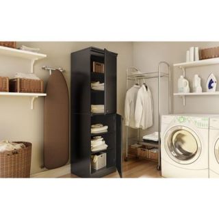 South Shore Narrow Storage Cabinet, Multiple Finishes
