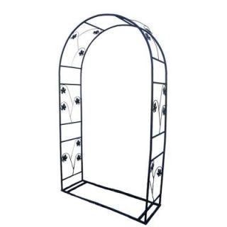 Oakland Living 88 in. x 48 in. Single Leaf Arbor with Base 5160 HB