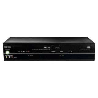 Toshiba DVD and VCR Combo Front Loading Player   Black (SDV296