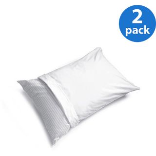 Anti Microbial Pillow Protectors, 2 Pack