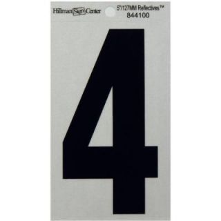 The Hillman Group 5 in. Mylar Reflective Number 4 844100