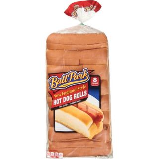 Ball Park New England Style Hot Dog Rolls, 8 count, 12 oz