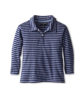 Oscar de la Renta Childrenswear Stripe Cotton L/S Polo (Infant)