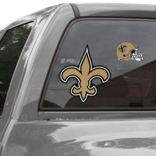 New Orleans Saints Repositionable Logo Decal Set