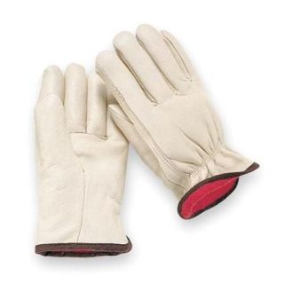Condor 5AR48 M White Leather Driver's Gloves