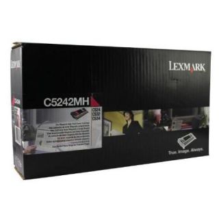 Lexmark Magenta High Yield Toner Cartridge   Magenta   Laser   5000 Page (C5242MH)