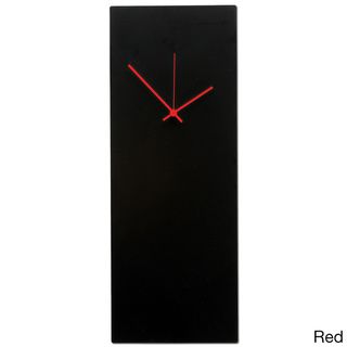 Large Blackout Modern Black Metal Wall Clock  ™ Shopping