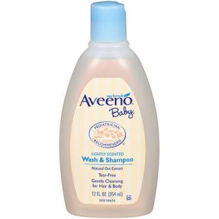 Aveeno Baby Wash & Shampoo, 12 Oz