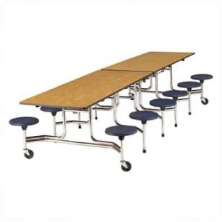 Virco 12 Stool Table with T Model Edge (15)