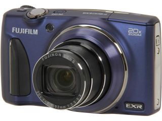 FUJIFILM FinePix F900EXR Indigo Blue 16 MP 20X Optical Zoom 25mm Wide Angle Digital Camera HDTV Output