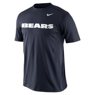 Nike Pro Combat Hypercool Fitted Speed 3 (NFL Bears) Mens Shirt. Nike