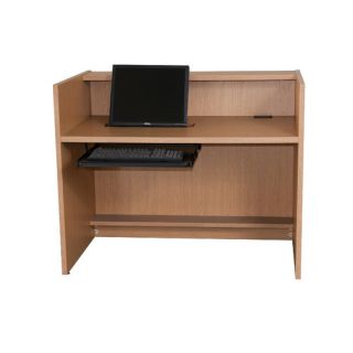Circulation Desk with Transaction Shelf by Paragon Furniture