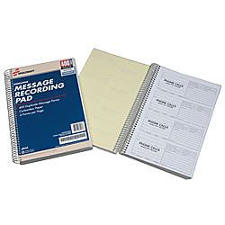 SKILCRAFT Telephone Message Pads Book Of 400 Sets AbilityOne 7510 01 357 6830