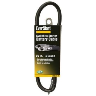 Everstart SS24 4 77 4 Gauge Switch to Starter Battery Cable, 24 Inches