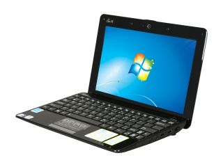 ASUS Eee PC 1005PE PU17 BK Crystal Black Intel Atom N450(1.66 GHz) 10.1" WSVGA 1GB Memory 250GB HDD Netbook