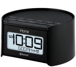iHome Bluetooth Dual Alarm Clock Radio —
