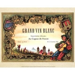 Grand Vin Blanc Poster Print (20 x 16)