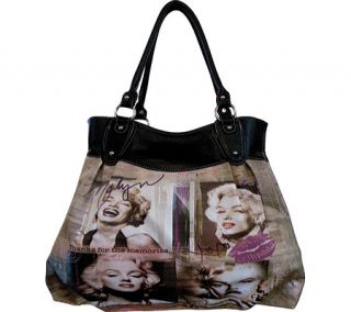 Womens Marilyn Forever Beautiful Memories Handbag MM2124   Black